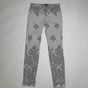 J Brand skinny jeans printed lace special edition